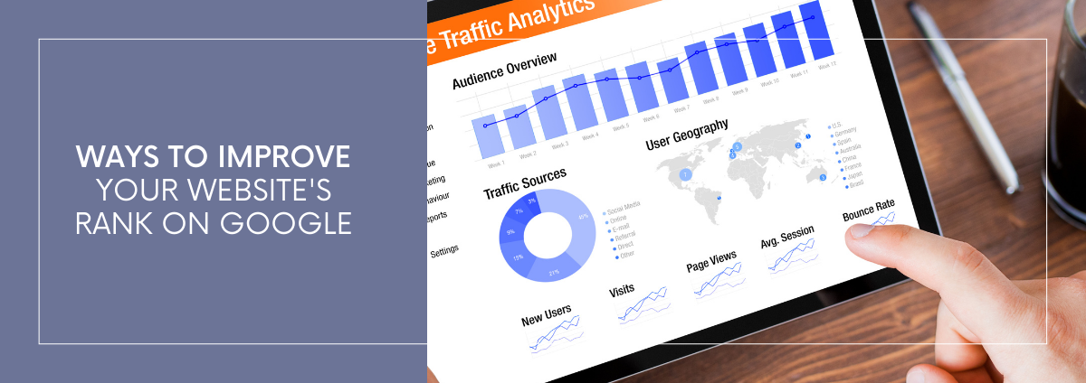 3 ways to improve your website's rank on Google